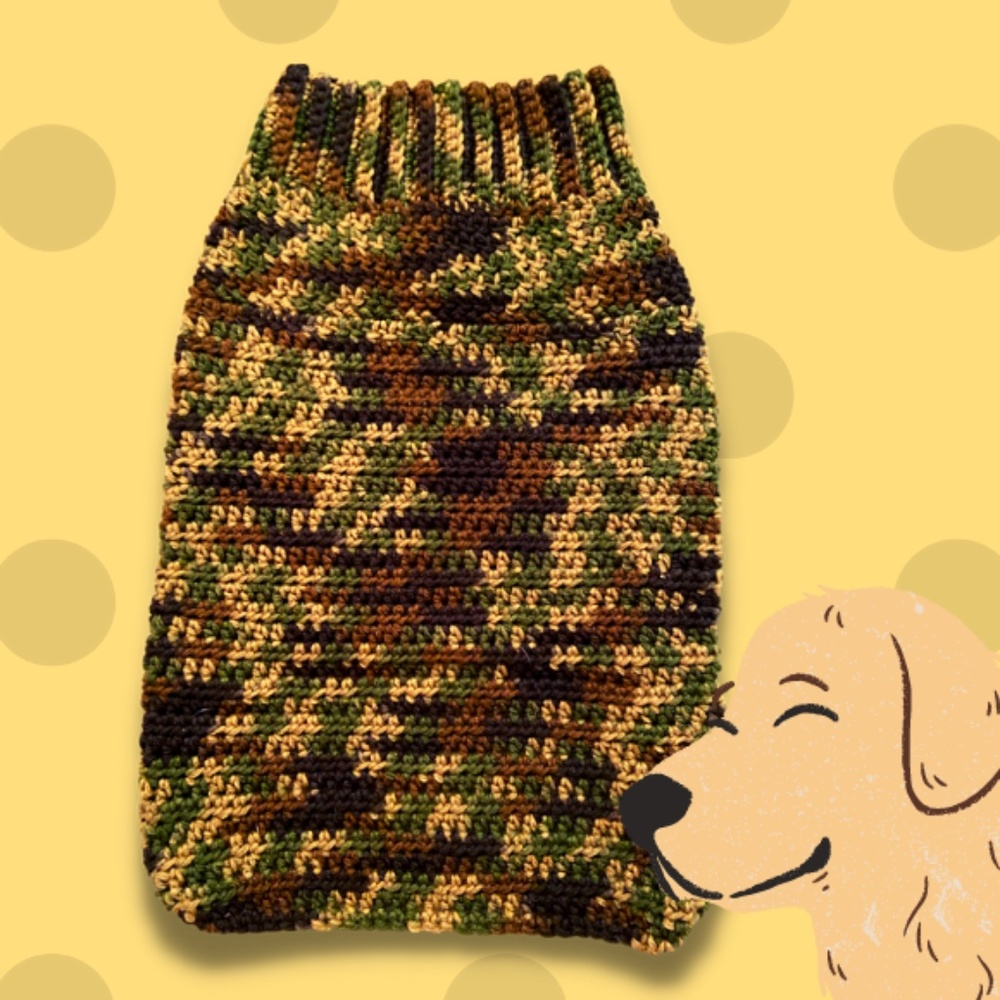 Camo Dog Sweater
